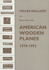 Prices Realized on Rare Imprinted American Wooden Planes - 1979-1992 - 1 Oct 1993