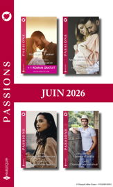Pack mensuel Passions - 8 romans + 1 titre gratuit (Juin 2026) - 1 Jun 2026