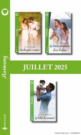 Pack mensuel Harmony - 3 romans (Juillet 2025) - 1 Jul 2025