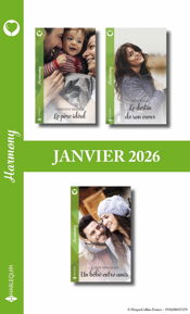 Pack mensuel Harmony - 3 romans (Janvier 2026) - 1 Jan 2026