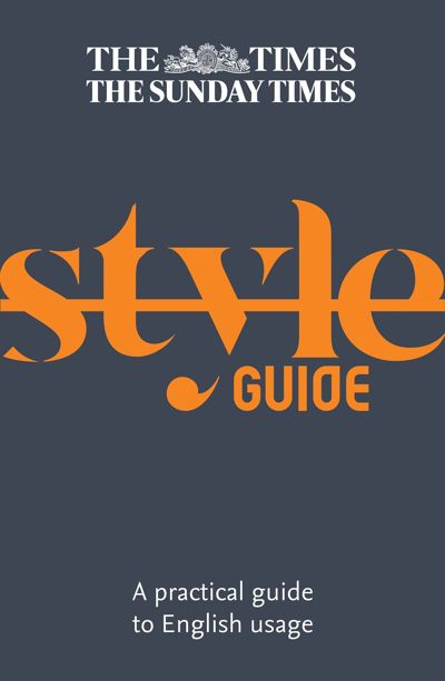 The Times Style Guide