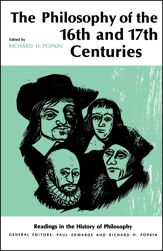 Philosophy of the Sixteenth and Seventeenth Centuries - 1 Jan 1966