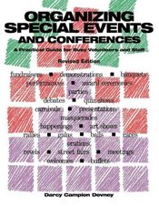 Organizing Special Events and Conferences - 17 Oct 2015