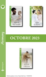 Pack mensuel Harmony - 3 romans (Octobre 2023) - 1 Oct 2023