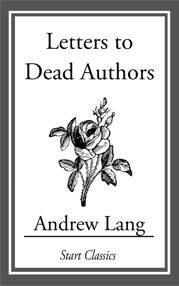 Letters to Dead Authors - 11 Apr 2014