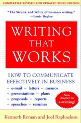Writing That Works, 3rd Edition - 31 Aug 2010