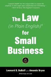 The Law (in Plain English) for Small Business (Fifth Edition) - 9 Jul 2019