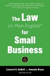 The Law (in Plain English) for Small Business (Fifth Edition) - 9 Jul 2019