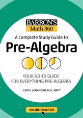 Barron's Math 360: A Complete Study Guide to Pre-Algebra with Online Practice - 7 Sep 2021