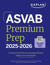 ASVAB Premium Prep 2025-2026: Includes 6 Full Length Practice Tests, 1000+ Practice Questions + Online Access to Interactive Video Lessons and Tutorials - 1 Apr 2025
