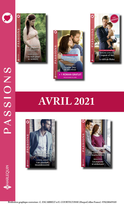 Packs mensuel Passions : 10 romans + 1 gratuit (Avril 2021)