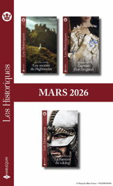 Pack mensuel Les Historiques - 3 romans (Mars 2026) - 1 Mar 2026