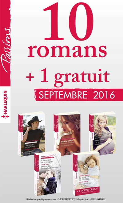 10 romans Passions + 1 gratuit (n°615 à 619 - Septembre 2016)
