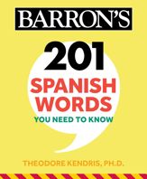 201 Spanish Words You Need to Know Flashcards - 12 Jan 2021