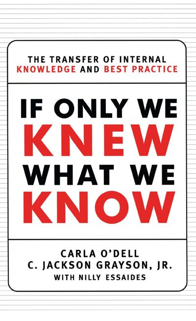 If Only We Knew What We Know
