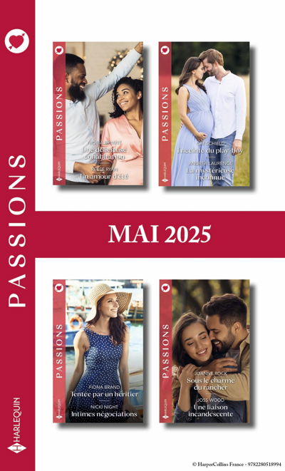 Pack mensuel Passions - 8 romans (Mai 2025)