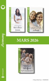Pack mensuel Harmony - 3 romans (Mars 2026) - 1 Mar 2026