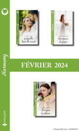 Pack mensuel Harmony - 3 romans (Février 2024) - 1 Feb 2024