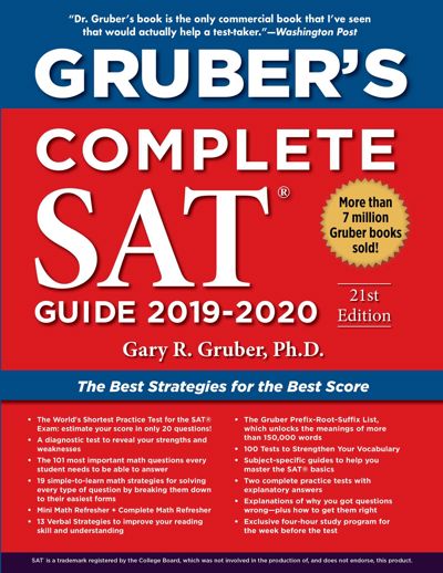 Gruber's Complete SAT Guide 2019-2020