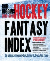 Higgins Hockey Fantasy Index: 2010-2011 - 7 Sep 2010