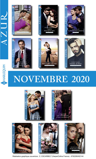 Pack mensuel Azur : 11 romans (Novembre 2020)