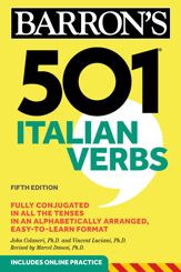 501 Italian Verbs, Fifth Edition - 28 Jul 2020