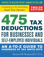 475 Tax Deductions for Businesses and Self-Employed Individuals - 1 Feb 2018