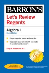 Let's Review Regents: Algebra I Revised Edition - 5 Jan 2021