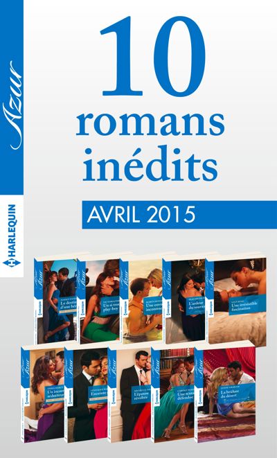 10 romans Azur inédits (n°3575 à 3584 - avril 2015)