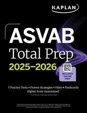 ASVAB Total Prep 2025-2026: Includes 7 Full Length Practice Tests + 2000+ Practice Questions and Flashcards + Online Access to Interactive Video Lessons and Tutorials - 1 Apr 2025