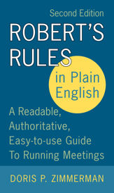 Robert's Rules in Plain English 2e - 13 Oct 2009