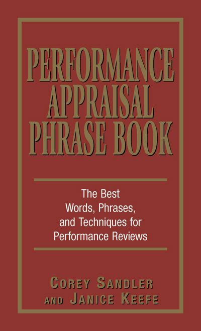 Performance Appraisal Phrase Book