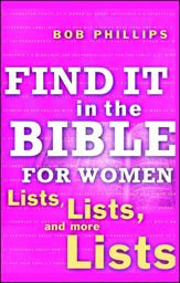 Find It in the Bible for Women - 11 May 2010