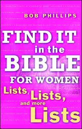 Find It in the Bible for Women - 11 May 2010