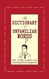 The Dictionary of Unfamiliar Words - 17 Oct 2008