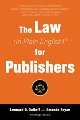 The Law (in Plain English) for Publishers - 5 Mar 2019