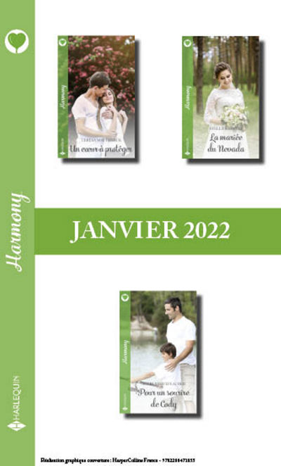 Pack mensuel Harmony : 3 romans (Janvier 2022)