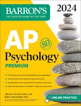 AP Psychology Premium, 2024: Comprehensive Review With 6 Practice Tests + an Online Timed Test Option - 5 Sep 2023