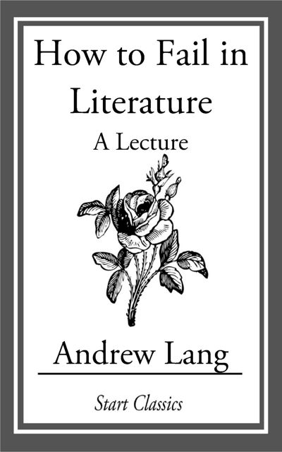 How to Fail in Literature