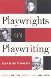 Playwrights on Playwriting - 3 Apr 2001
