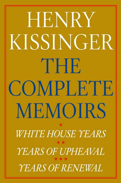 Henry Kissinger The Complete Memoirs E-book Boxed Set