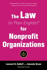 The Law (in Plain English) for Nonprofit Organizations - 1 Oct 2019