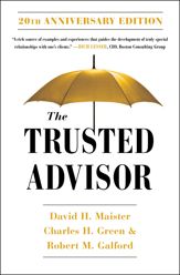 The Trusted Advisor: 20th Anniversary Edition - 9 Oct 2001