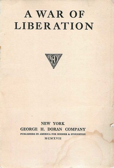A War of Liberation