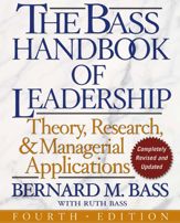 The Bass Handbook of Leadership - 1 Dec 2009