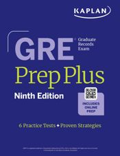 GRE Prep Plus, Ninth Edition - 4 Feb 2025