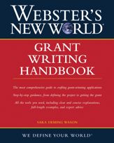 Webster's New World Grant Writing Handbook - 28 Feb 2013