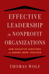 Effective Leadership for Nonprofit Organizations - 2 Jan 2014