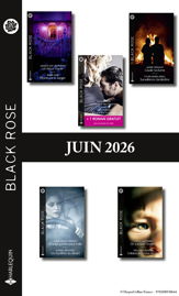 Pack mensuel Black Rose - 10 romans + 1 titre gratuit (Juin 2026) - 1 Jun 2026