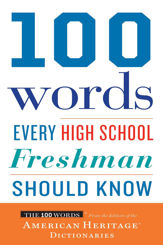 100 Words Every High School Freshman Should Know - 27 Sep 2016